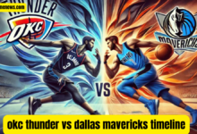 okc thunder vs dallas mavericks timeline