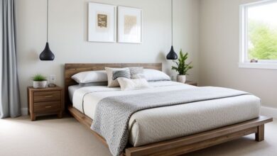 Low Profile Platform Bed