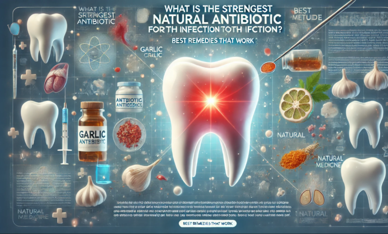 What Is the Strongest Natural Antibiotic for Tooth Infection